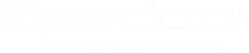 Weedoo logo with stylized white wave