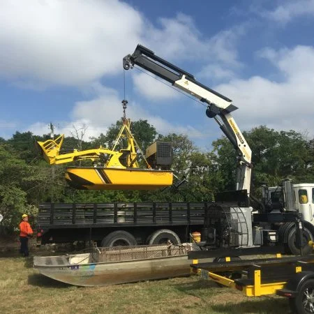 Weedo boat lift kit