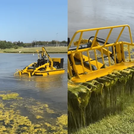 Oklahoma Wildlife Department Sets Social Media Ablaze With “Weedoo,” A Water Vegetation Removal Vehicle