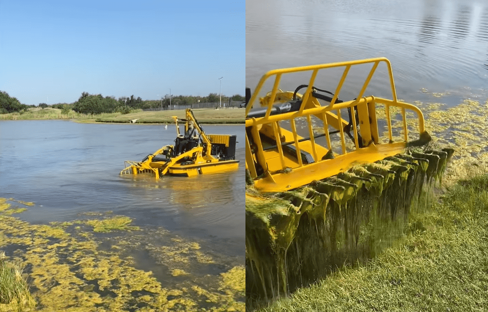 Weedooboats - aquatic vegetation removal machines