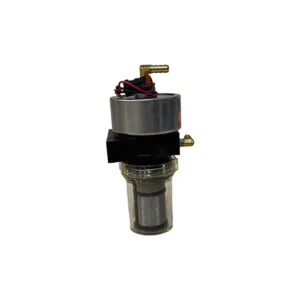 electric inline fuel pump with mesh filter
