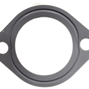 metal pipe flange with two bolt holes