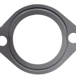 metal pipe flange with two bolt holes